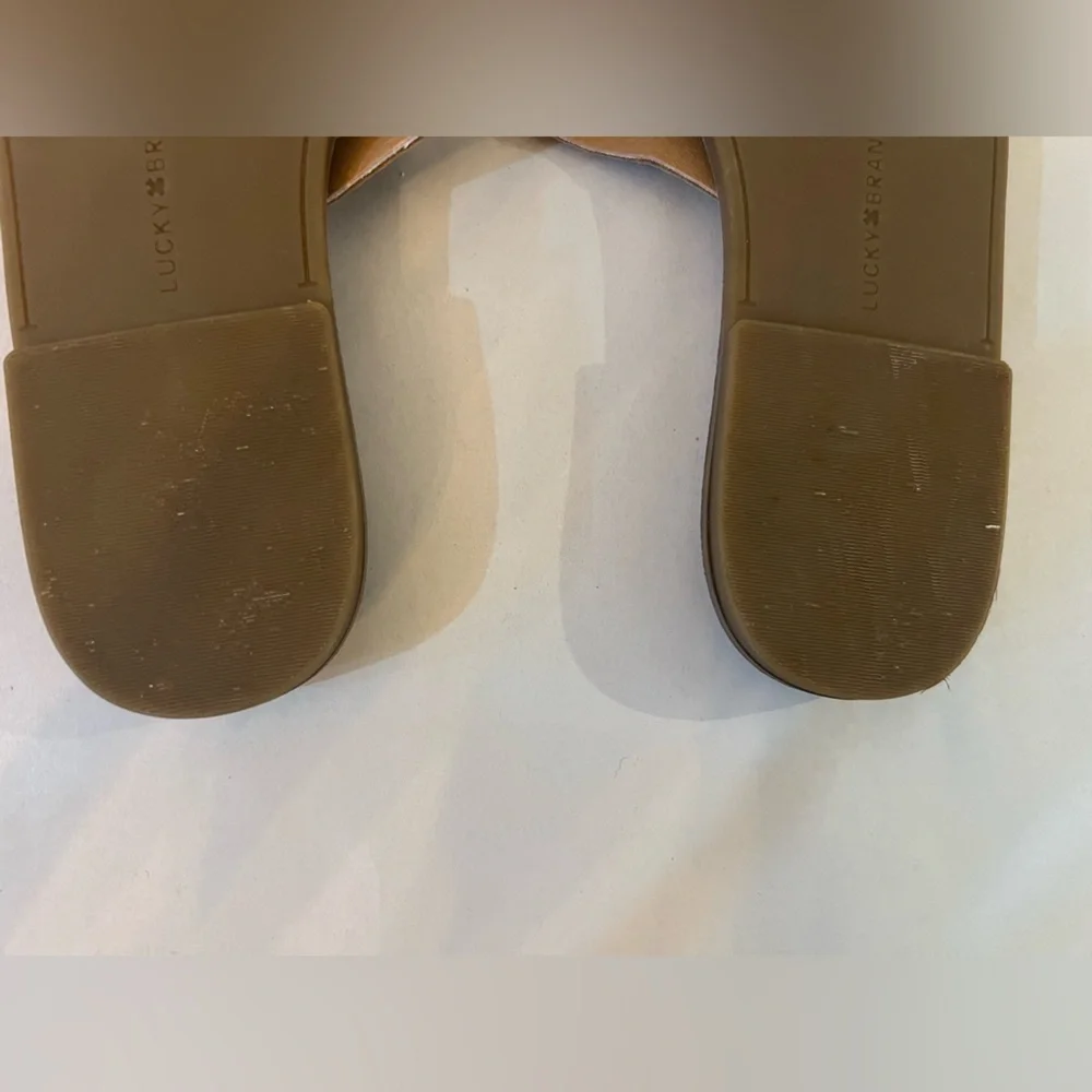 Lucky Brand Anika Strappy Leather Sandal- Size 10